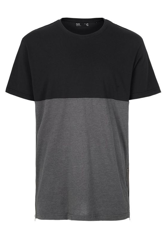Solid Oversize T-Shirt Men SIXTO Jet Black Ansicht