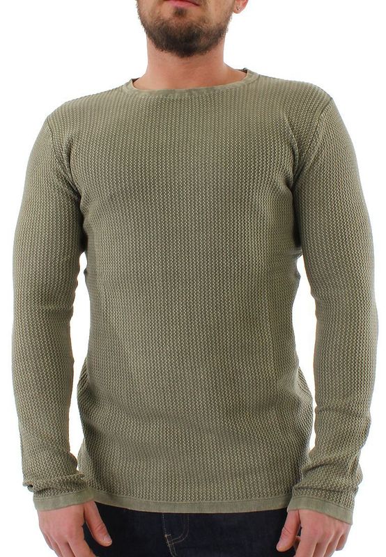 Solid Pullover Men STANLEY Ivy Green Ansicht