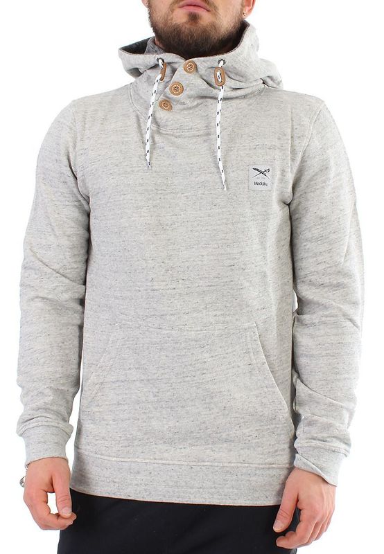 iriedaily Sweater Men CHAMISSO UP Grey Melange Ansicht