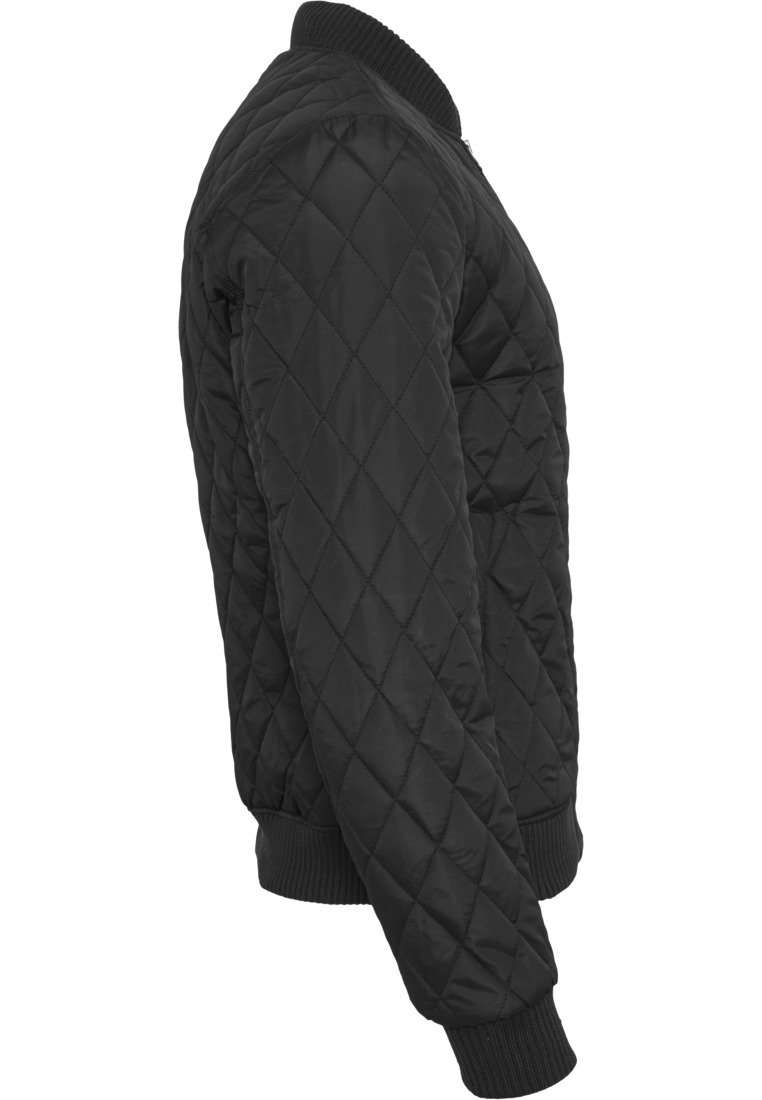 Urban Classics Herren Diamond Quilt Nylon Jacke TB862 Black |  Fashioncode.de Onlineshop