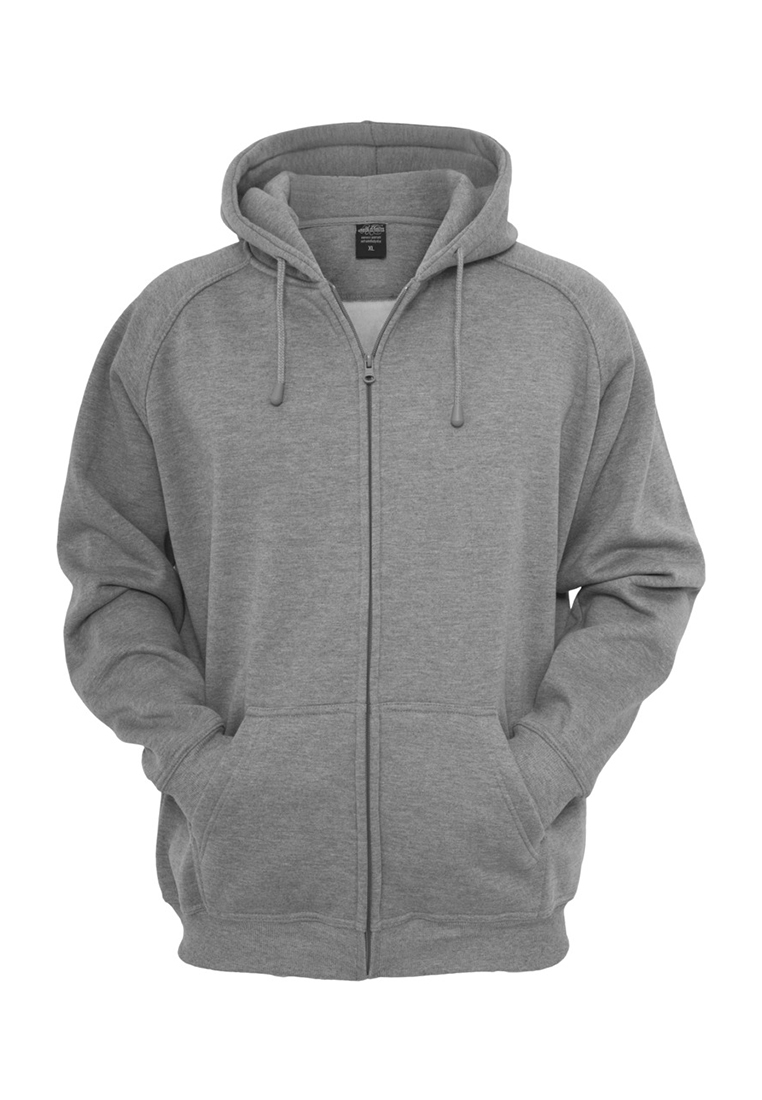 Grey Hoody TB014C Urban Fashioncode.de Classics Onlineshop | Zip