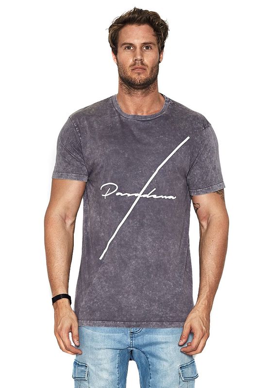 Nena & Pasadena Longshirt Men SEAHAWK Acid Charcoal Ansicht