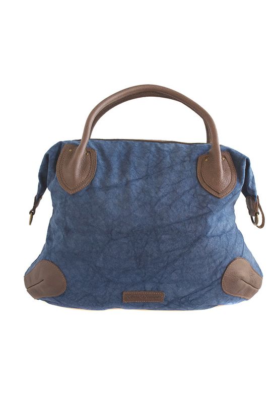 Schuhtzengel Tasche VIOLA Cracked Blue Ansicht