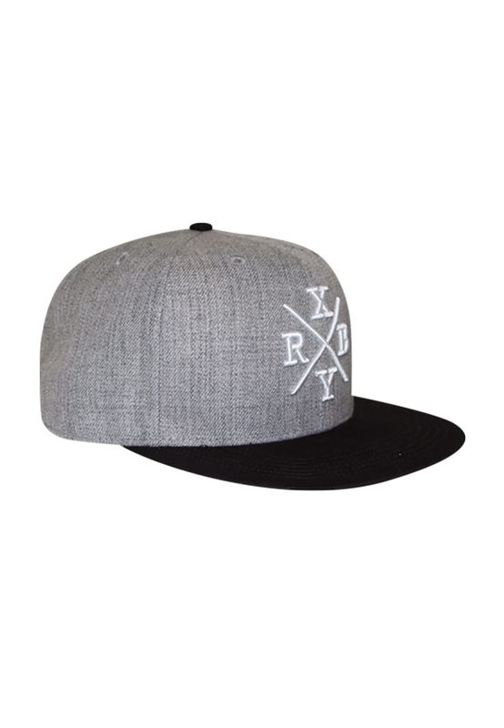 RXBRY Snapback Cap CROSS Black Grey Ansicht