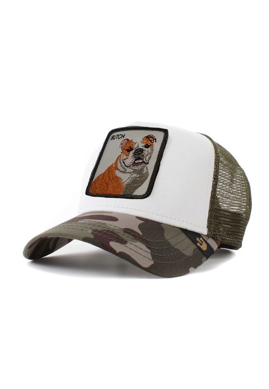 Goorin Bros. Trucker Cap BUTCH Weiß Camouflage Ansicht