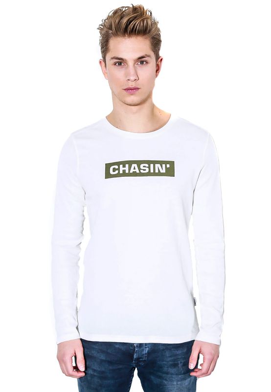 Chasin Herren Longsleeve CLASS Weiß Off White Ansicht