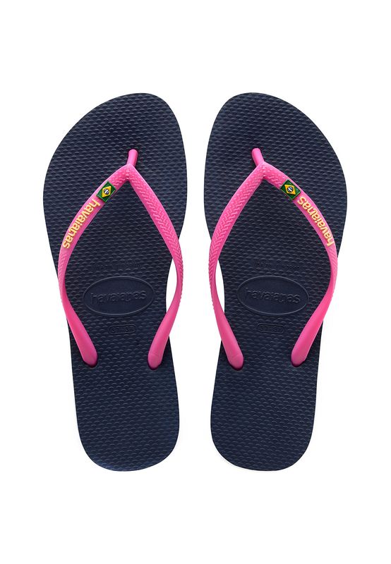 havaianas Zehentrenner H. SL BRASIL CF 4140713 0555 Dunkelblau Navy Blue Ansicht