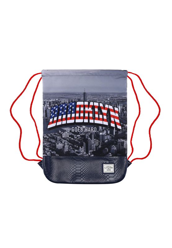 Cayler & Sons Gymbag CROOKLYN SKYLINE Navy Red Mc  Ansicht
