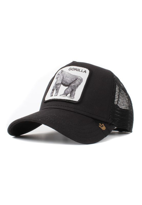 Goorin Bros. Trucker Cap KING OF THE JUNGLE Schwarz Ansicht