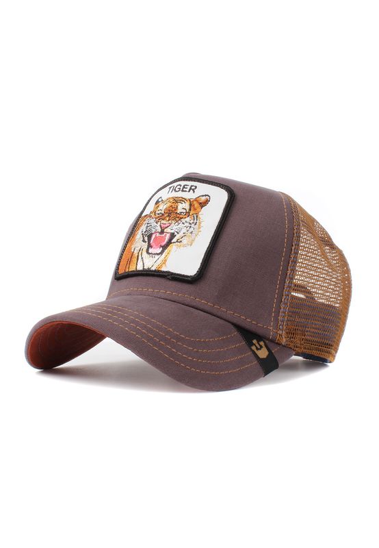 Goorin Bros. Trucker Cap EYE OF THE TIGER Braun Ansicht