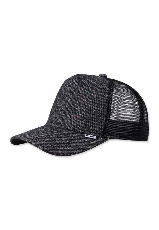 Djinns Trucker Cap HFT FELT RUBBER Black Schwarz  Ansicht