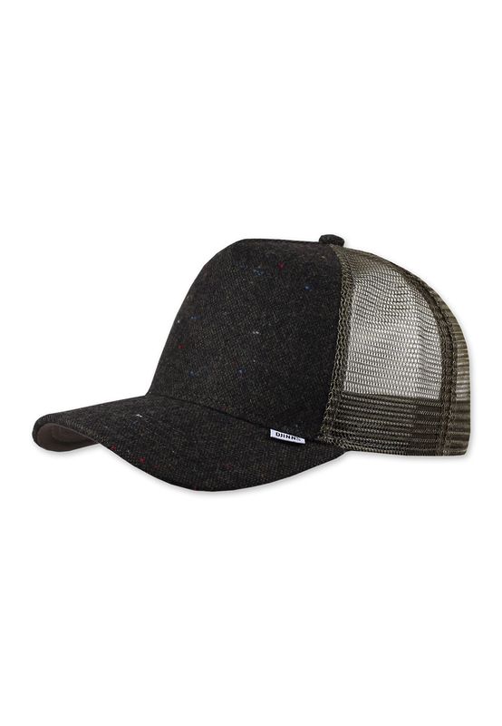 Djinns Trucker Cap HFT FELT RUBBER Olive Olive Ansicht