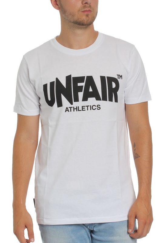 Unfair Athletics Herren T-Shirt CLASSIC LABEL UNFR18-002 Weiß White Ansicht