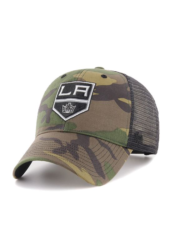 47 Brand Camo Branson Trucker Cap MVP Snapback LA KINGS CBRAN08GWP-CM Camouflage Ansicht