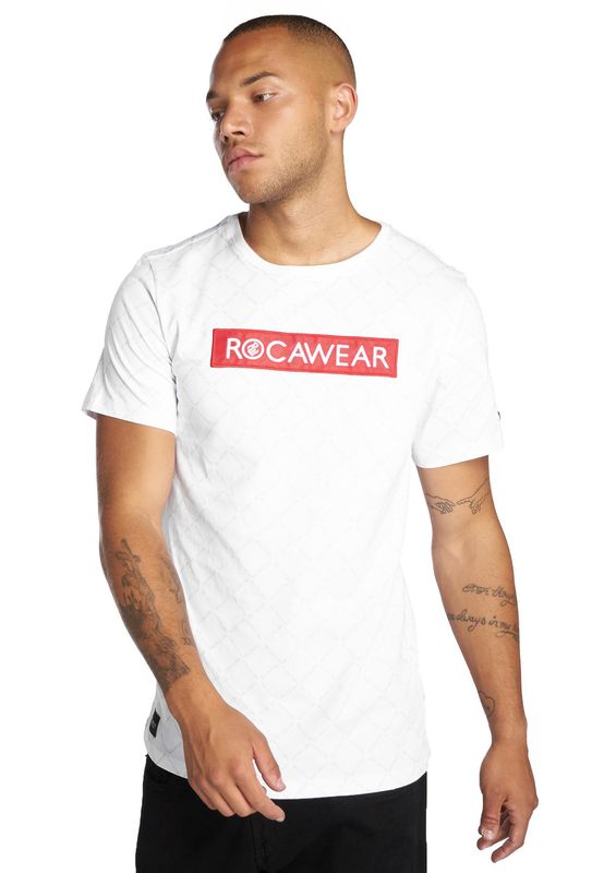 Rocawear T-Shirt Herren BRAND LOGO RWTS017WHT Weiß White Ansicht