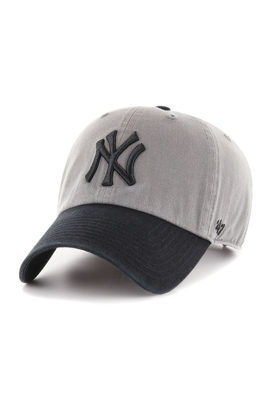 47 Brand Clean Up Cap NY YANKEES B-RGWTT17GWSNL-DY Grau Ansicht