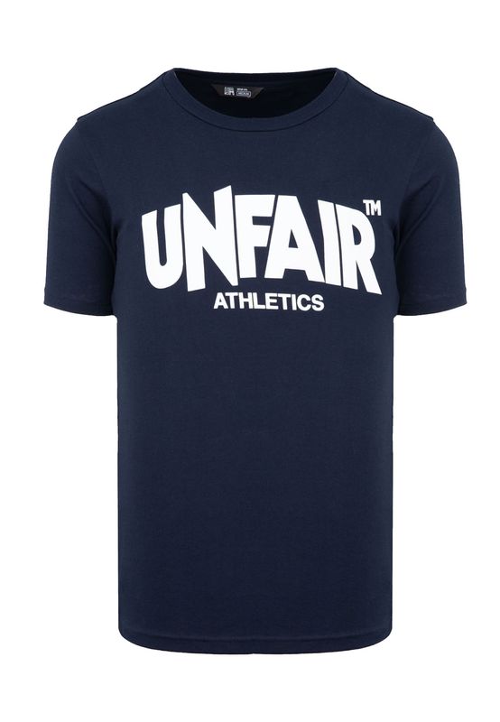 Unfair Athletics Herren T-Shirt CLASSIC LABEL UNFR18-071 Blau Navy Ansicht