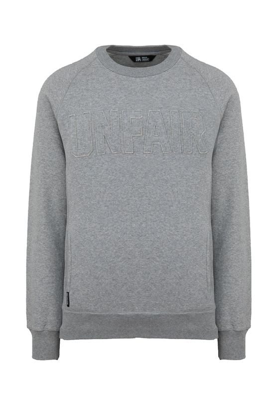 Unfair Athletics Herren Sweatshirt ONE TONE SWEATSHIRT UNFR18-093 Grau Grey Melange Ansicht