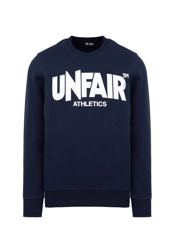 Unfair Athletics Herren Sweatshirt CLASSIC LABEL CREWNECK UNFR18-073 Dunkelblau Navy Ansicht