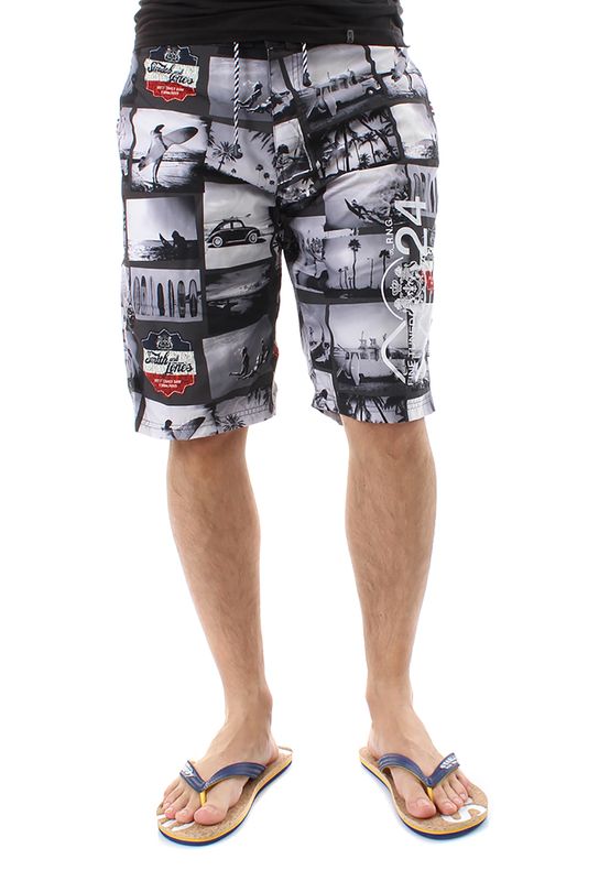 Smith & Jones Badehose Herren HARBOUR Black Ansicht