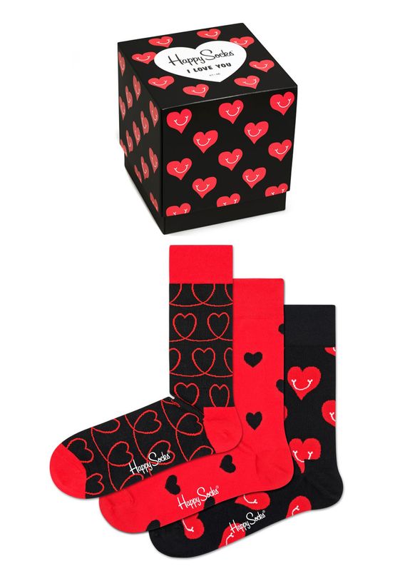 Happy Socks Geschenkbox I LOVE YOU GIFT BOX XLOV08-4300 Schwarz Ansicht