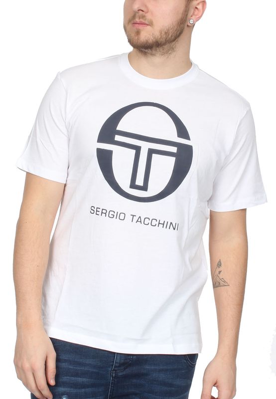 Sergio Tacchini T-Shirt Herren IBERIS 037740 White Navy Ansicht