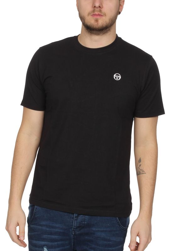 Sergio Tacchini T-Shirt Herren DAIOCCO 037384 Black White Ansicht