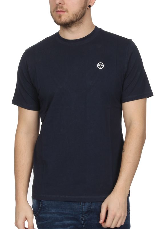 Sergio Tacchini T-Shirt Herren DAIOCCO 037384 Navy White Ansicht