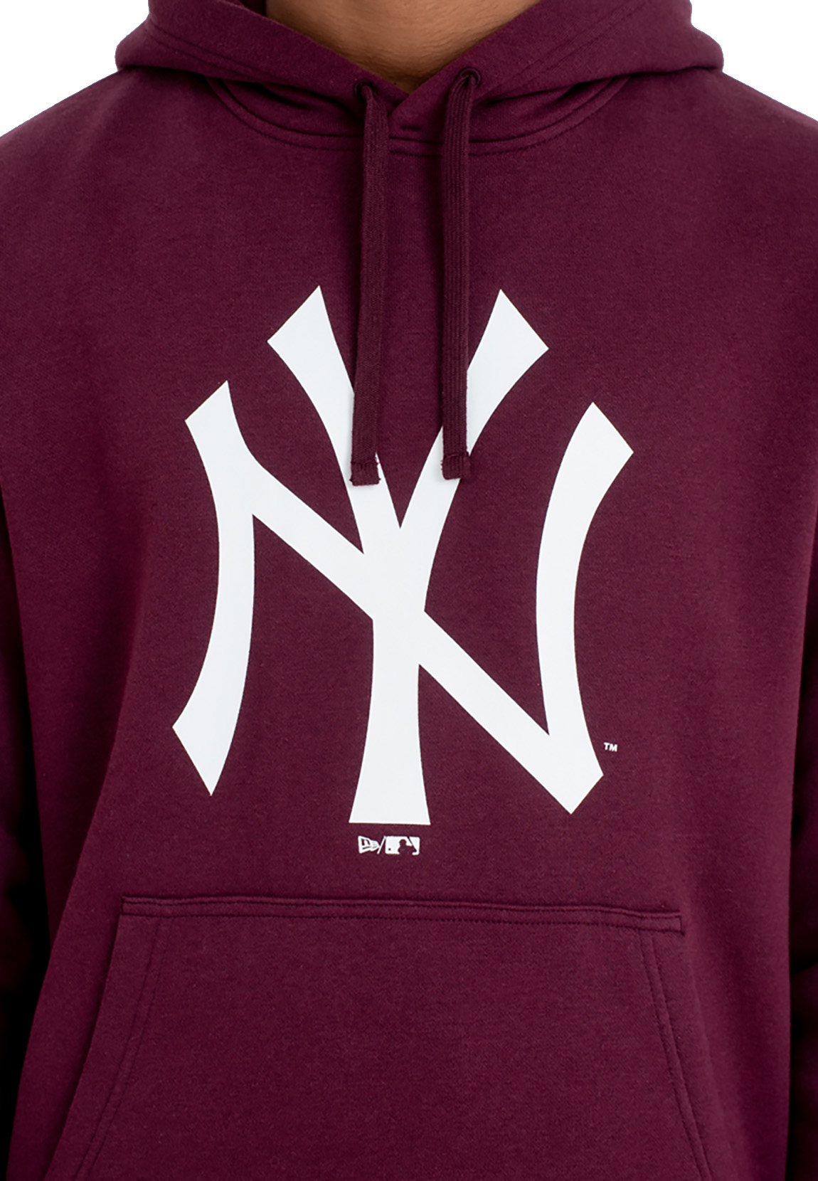 New Era Team Logo Hoody Herren NEW YORK YANKEES Dunkelrot New York Yankees – Hoodie mit Teamlogo – Kastanie | New Era