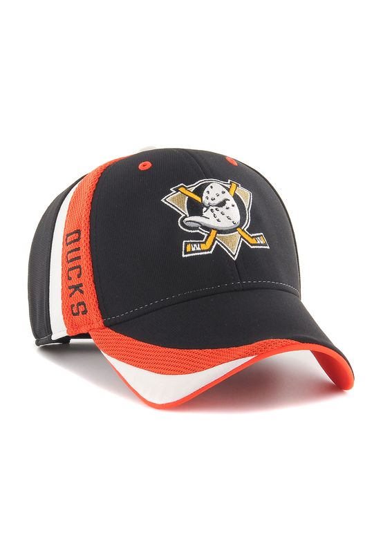47 Brand MVP Adjustable Cap ANAHEIM DUCKS H-NTRZN25OFV-BK Schwarz Ansicht