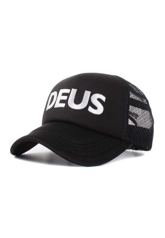 Deus Trucker Cap CAPS TRUCKER  DMF87502-BLK-OS Schwarz Ansicht