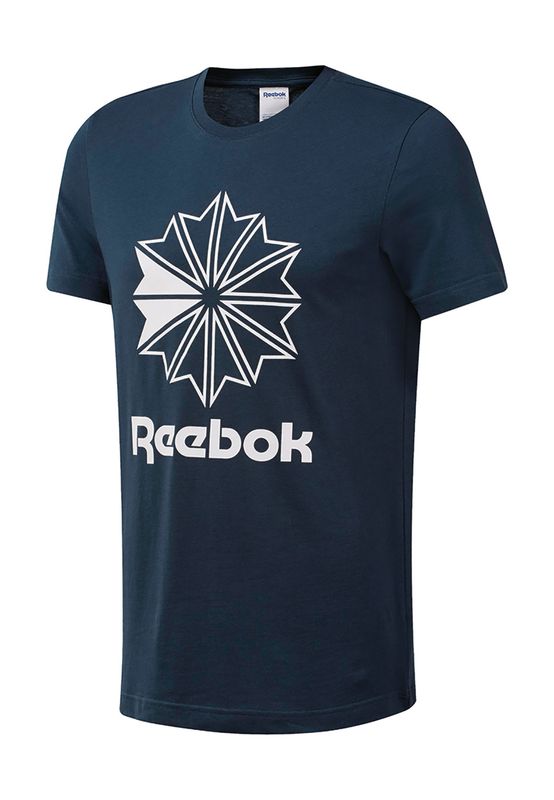 Reebok T-Shirt Herren CL BIG LOGO TEE DT8116 Blau Ansicht