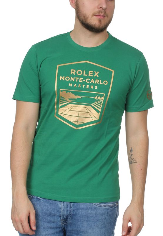 Sergio Tacchini T-Shirt Herren CORA Mc Mch 38136 Verdant Green Gold Ansicht