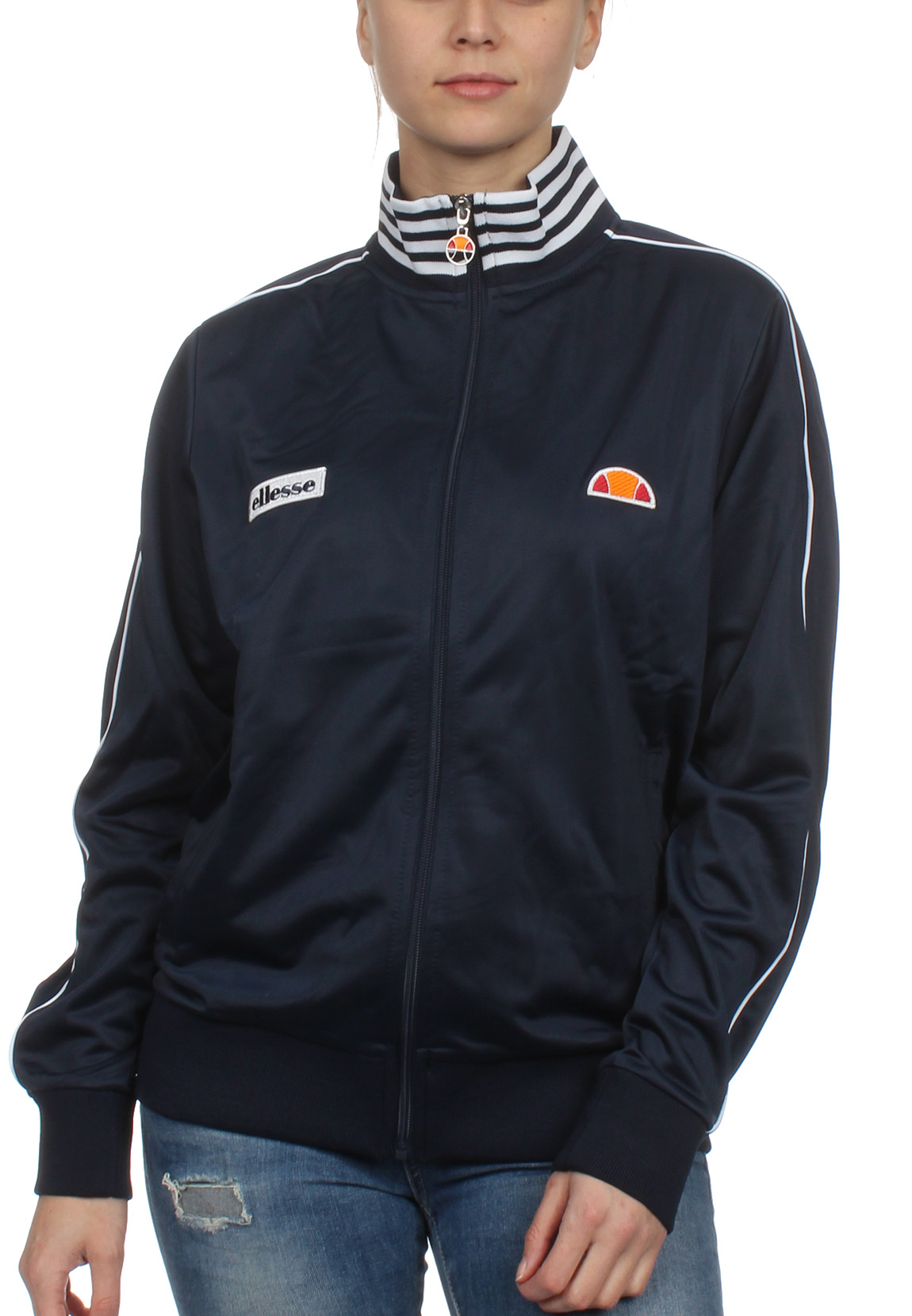 Details zu Ellesse Trainingsjacke Damen Billi TRACK TOP Blau Navy Details zu Ellesse Trainingsjacke Damen Billi TRACK TOP Blau Navy