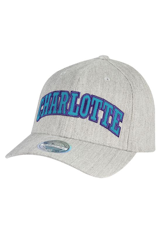 Mitchell & Ness Cap INTL283 CHARLOTTE HORNETS Grau Ansicht