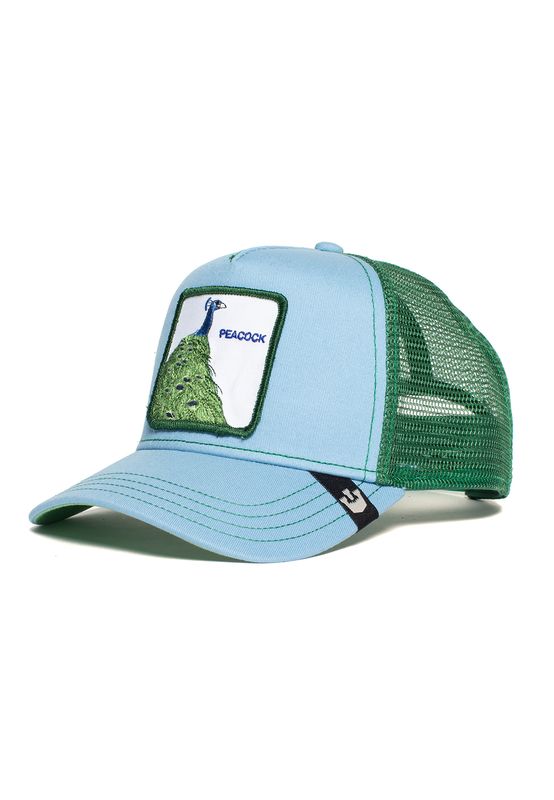 Goorin Bros. Trucker Cap HEY MISTER Peacock Pfau Hellblau Grün Ansicht