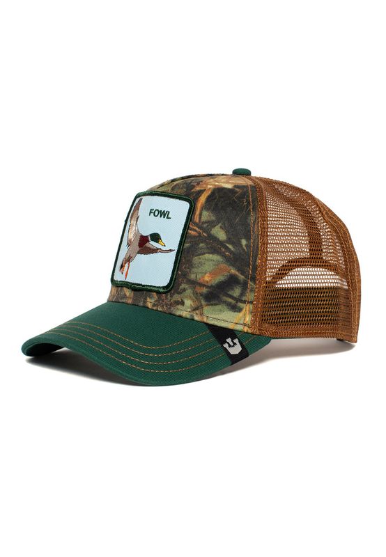 Goorin Bros. Trucker Cap DUCK DUCK Fowl Grün Braun Ansicht