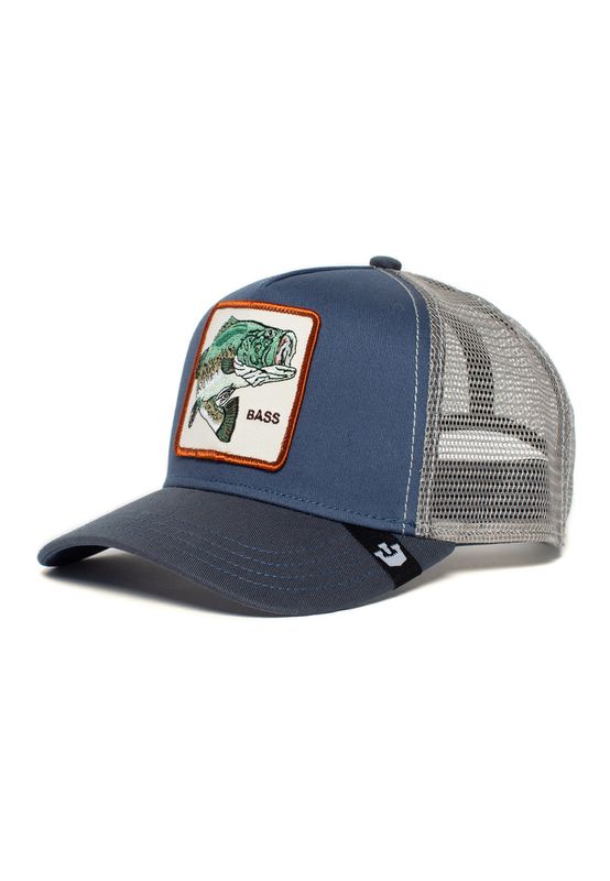 Goorin Bros. Trucker Cap BIG BASS Blau Ansicht