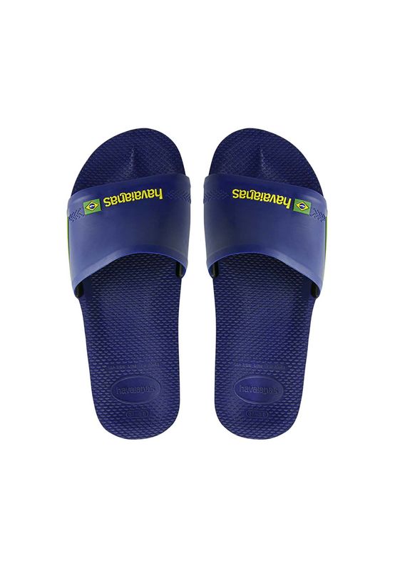 havaianas Badesandalen Herren SLIDE BRASIL FC 4142616 0555 Blau Navy Blue Ansicht