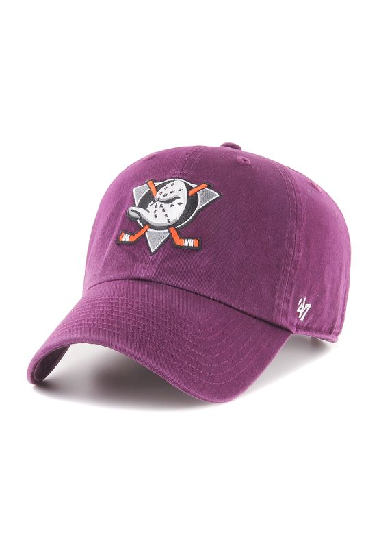 47 Brand Clean Up Strapback Cap ANAHEIM DUCKS H-RGW25GWSNL-PJA Lila Ansicht