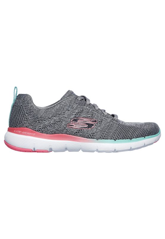 Skechers Sneaker Damen FLEX APPEAL 3.0 REINFALL 13058 GYMT Gray/MT Ansicht