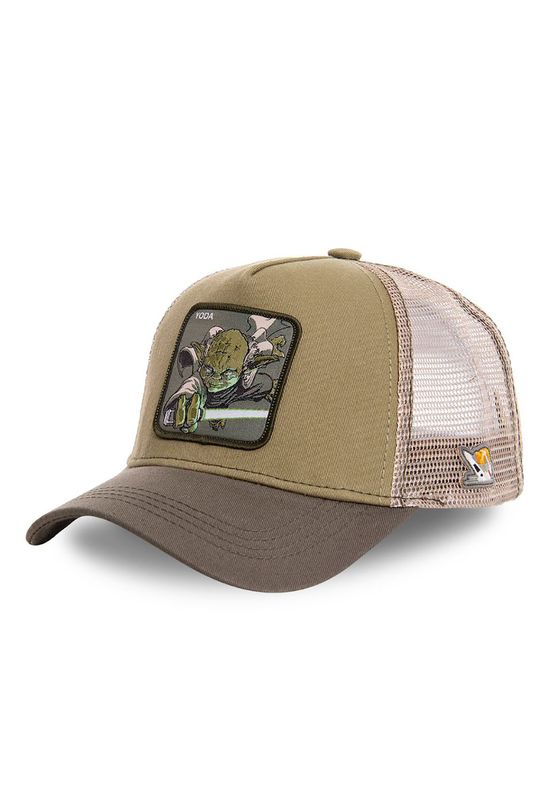Capslab Trucker Cap YODA Grün Ansicht