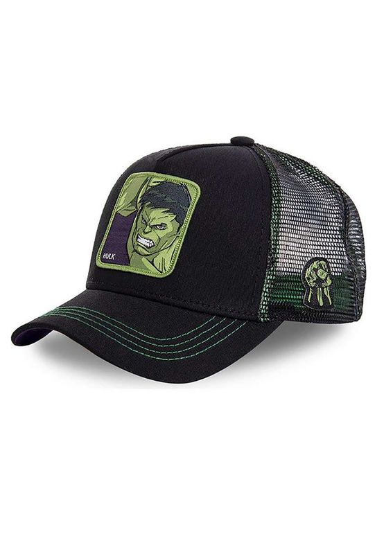 Capslab Trucker Cap HULK Schwarz Ansicht