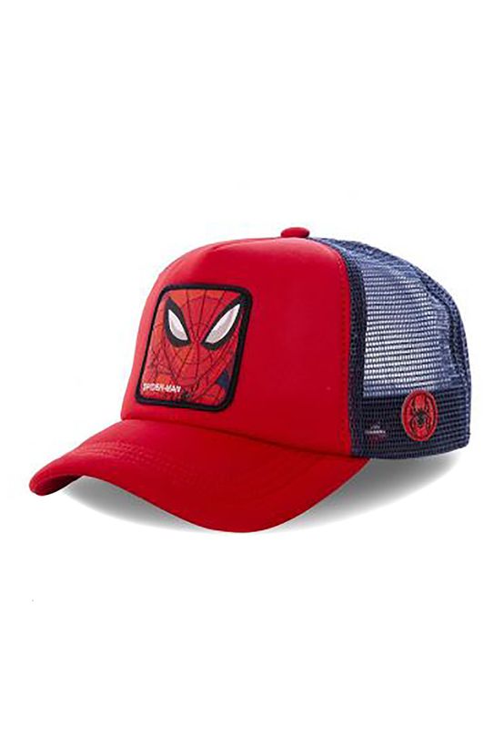 Capslab Trucker Cap SPIDER MAN Rot Blau Ansicht