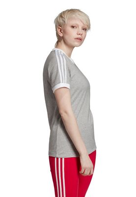 adidas Originals T Shirt Damen 3 STR Tee ED7488 Rot adidas Originals T Shirt Damen 3 STR Tee ED7488 Rot