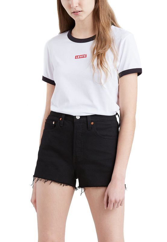Levi´s T-Shirt Damen PERFECT RINGER TEE 35793-0047 Weiss Ansicht