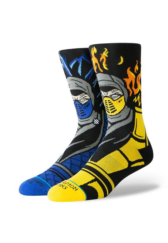 Stance Herrensocken EVERYDAY SUB ZERO VS SCORPION Black Ansicht