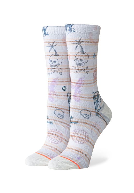 Stance Damensocken TOMBOY HIPPIE MOSHPIT CREW White Ansicht
