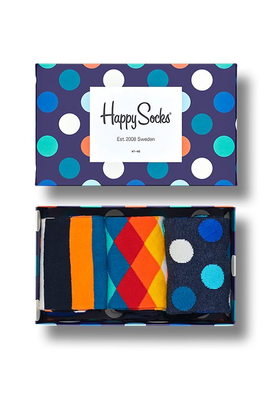 Happy Socks Geschenkbox CLASSIC MIX GIFT BOX XMIX08-6000 Mehrfarbig Ansicht