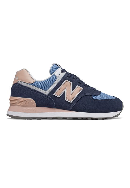 New Balance Sneaker Damen WL574WND Mehrfarbig Navy Pink Ansicht